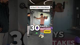 11 Dont ❌ do lateral raises  like this ☝🏻 properform gym mistakes gymseries gymviral [upl. by Nirrak]