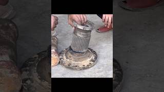 Bulldozer Broken Spindle Watch How This Incredible Repair by Skilled Mechanic restoration [upl. by Airbma874]