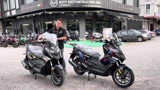 2024 New Wmoto RT2 250 Scooter review Icity Motoworld [upl. by Ainehs]