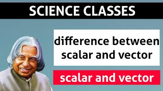 difference between scalar and vector  scalar and vector quantity  differentiate scalar and vector [upl. by Yenot631]