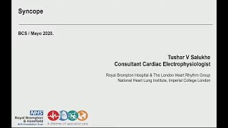 Evaluation amp Management Syncope  Cardiology Board Review Lecture [upl. by Aiderfla]