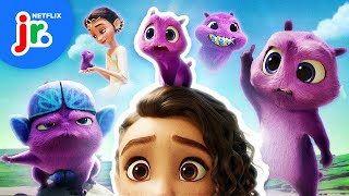 Flinks FUNNIEST Moments from Spellbound 💜✨ Netflix Jr [upl. by Najar]