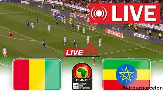 Guinea vs Ethiopia match today ጊኒ vs ኢትዮጵያ በቀጥታ ስርጭ [upl. by Oderfla]