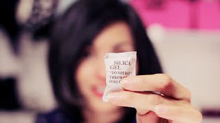 Are Silica Gel Packs Toxic  msbeautyphile [upl. by Hakceber]