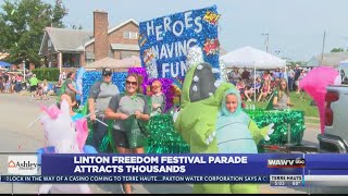 Freedom Festival parade draws crowd in Linton [upl. by Beck868]