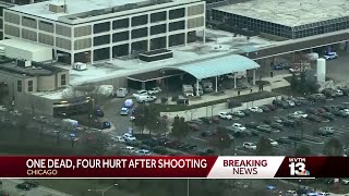 Suspect dead 4 critical after Chicago hospital shooting [upl. by Mukund]