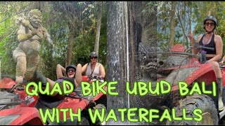 Quad bike ubud bali through waterfalls [upl. by Eniawed]