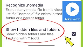 Mx Player  Show hidden Files amp Folders [upl. by Savinirs236]