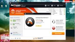 Тест март 2013  AdAware Free Antivirus  10524379 [upl. by Vite]