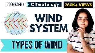 Types of Winds  Wind System in Climatology  Geography by Maam Richa parcham [upl. by Bohs210]