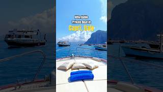 THE BEST PRIVATE boat tour in Capri [upl. by Karel]