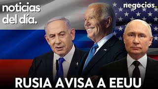 NOTICIAS DEL DÍA Irán pide a EEUU detener quotla locura de Israelquot Biden alerta y Rusia avisa a EEUU [upl. by Binni394]