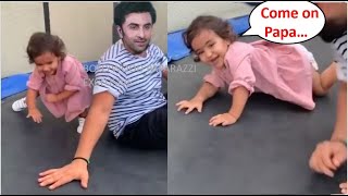 Ranbir Kapoor Latest Adorable Video With Cutest Daughter Raha Kapoor  Alia Bhatt [upl. by Nevsa]