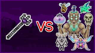 Terraria 1449  Unholy Trident vs ALL Bosses [upl. by Ahsiele]