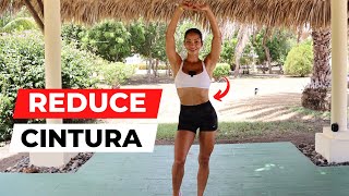 ABDOMINALES DE PIE PARA REDUCIR CINTURA Y ABDOMEN  Fitness by Vivi [upl. by Callery471]