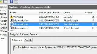 Windows 7 Ereignisdienst [upl. by Nelyt178]