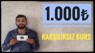 1000â‚º KARÅžILIKSIZ BURS BAÅžVURUSU MAVERA EÄžÄ°TÄ°M VE SAÄžLIK VAKFI BURSU BAÅžVURUSU  GERÄ° Ã–DEMESÄ°Z [upl. by Nowyt937]