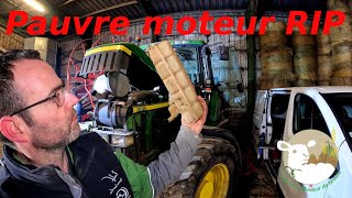 Redémarrage du tracteur cétait une belle histoire bye JD 6910 N°203 [upl. by Vadnee]