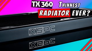 XSPC TX 360 Thinnest 360mm radiator ever [upl. by Otrebtuc]