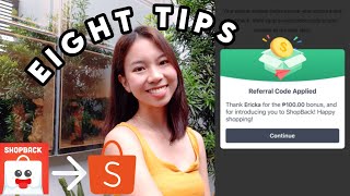 HOW TO USE SHOPBACK IN SHOPEE 5MIN TUTORIAL  ShopBack referral code  Ericka Javate [upl. by Nlycaj]