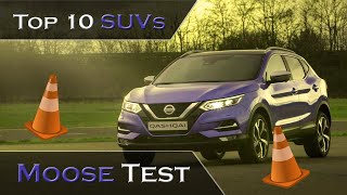 Top 10 SUVs performing the best at Moose Test [upl. by Eerb]