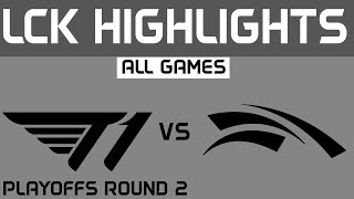 T1 vs HLE Highlights ALL GAMES R2 LCK Spring Playoffs 2024 T1 vs Hanwha Life by Onivia [upl. by Redlac]