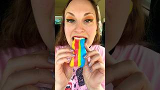 Trying edible dough from Dollar Tree fyp shorts candy eating foodreview fun sour food fy [upl. by Ashwell]