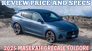 New 2025 Maserati Grecale Folgore  Review Price And Specs [upl. by Aneehsar]