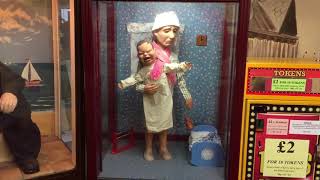 1950s Coin Operated Cry Baby Amusement Arcade Machine [upl. by Yrotciv]