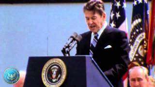 President Reagans Address at Commencement Exercises at the United States Military Academy  52781 [upl. by Etnwahs]