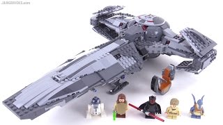 LEGO Star Wars 2015 Sith Infiltrator reviewed set 75096 [upl. by Onaireves942]