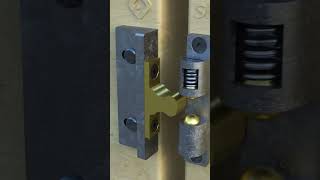 Automatic Door Gate with ball Latch [upl. by Follmer161]