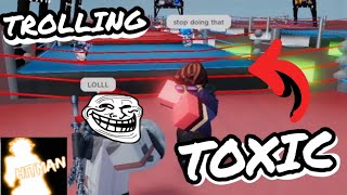 TROLLING TOXIC PLAYERS WITH OP STYLES  UNTITLED BOXING GAME [upl. by Rudwik]