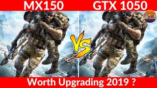 GTX 1050 vs GTX MX150 Gaming benchmark [upl. by Shela]