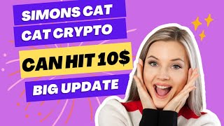 CAT crypto price prediction in English Cat token review in English  Simons cat CAT CRYPTO [upl. by Norreht]