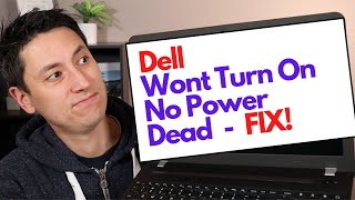 How To Fix Dell Computer Wont Turn On  No Power  Dead Laptop [upl. by Garreth]