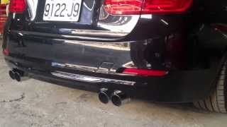 BMW F30 328i N20 Eisenmann exhaust systemidle [upl. by Aznecniv836]