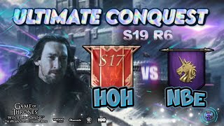 Ultimate Conquest  Season 19  Round 6  HOH vs NBe  Game of Thrones [upl. by Chet]