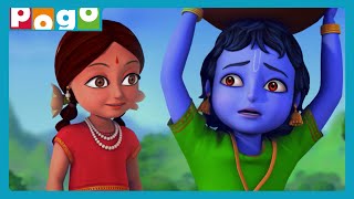 Little Krishna🪈 Radha Ashtami  Radha ki Masti 😆 Krishna  Cartoon for Kids  PogoChannel [upl. by Ligriv]