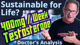 Is 400mg per Week of Testosterone Sustainable for Life Doctors Analysis [upl. by Artemed]