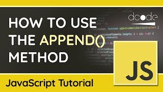 Append multiple elements at once using append  JavaScript DOM Tutorial [upl. by Carrnan362]