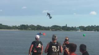 Zapata Racing Flyboard Air Demo 2  Naples FL 9182016 [upl. by Nayrda]