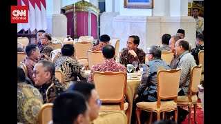 Makan Siang Terakhir Jokowi Bareng Wapres dan Para Pembantunya [upl. by Anor159]