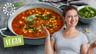 Suppe im Sommer Unsere leckere Paprikasuppe passt auch super an warmen Tagen😍 Rezept [upl. by Bolme]