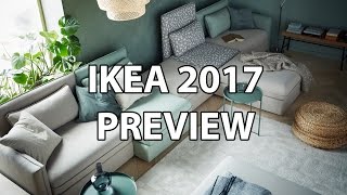 IKEA 2017 Catalog Preview  My Favorite New Products Sofabed Standing Desk Tabletop [upl. by Alec566]