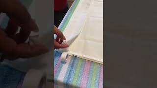 Easily hem curtains without sewing curtains diyhomedecor [upl. by Eenat123]