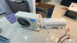 Butwal मा 42°C temperature पुगे पछि Midea 1 Ton Inverter Ac Install and Review  air conditioner [upl. by Ahsanat]