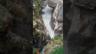 Saraswati river mandayoutubeshorts viral ytshorts viralvideo kedarnathsatesfying [upl. by Ardnalak]