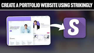 How To Create Portfolio Website Using Strikingly 2024 Full Tutorial [upl. by Ameehsat]