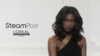 HowTo Tutorial Loose Waves with Steampod by LOreal Professionnel [upl. by Hullda]